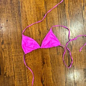 Maaji reversible triangle bikini top size large